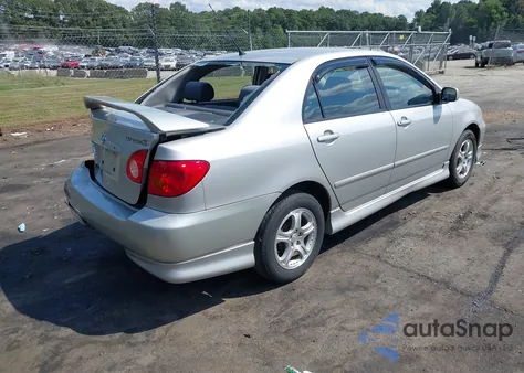2004 Toyota Corolla S из США, поврежденный, VIN 2T1BR32EX4C249247